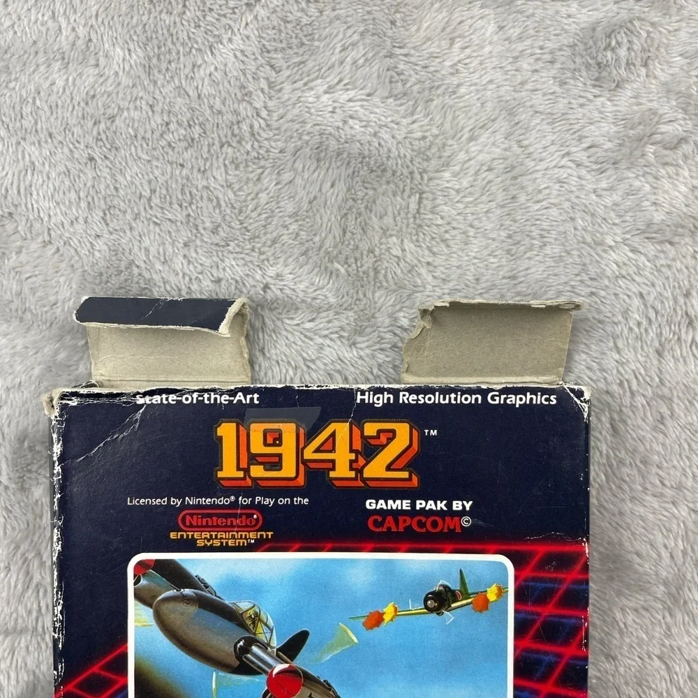 1942 Nintendo NES Authentic Original BOX ONLY
